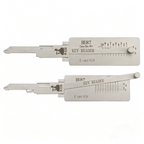 Lishi HU87 2-in-1 Key Reader Tool, Professional Locksmith Decoding Tool for Suzuki Vehicles