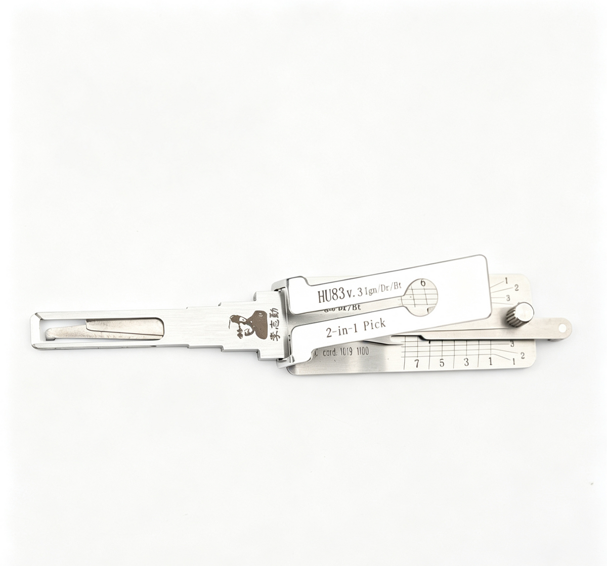 🔧Lishi HU83 V.3 2-in-1 Pick Tool, Professional Locksmith Decoding Tool for Peugeot & Citroen Vehicles