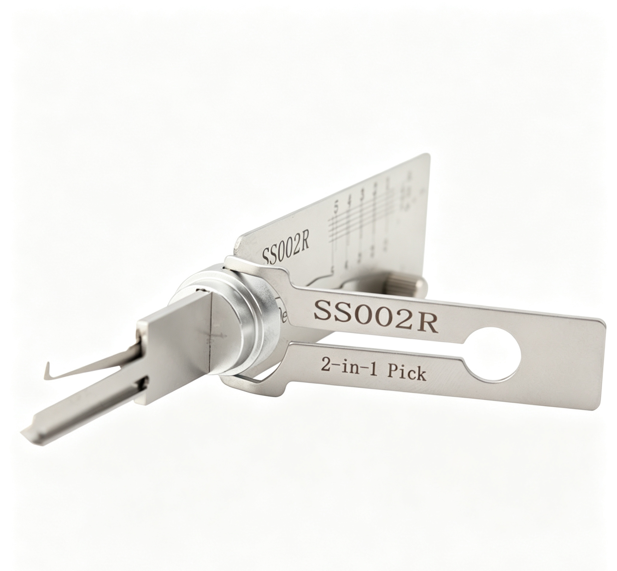 Lishi SS002R 2-in-1 Pick Tool, Professional Door Lock Decoding Tool for Residential & Commercial Door Locks