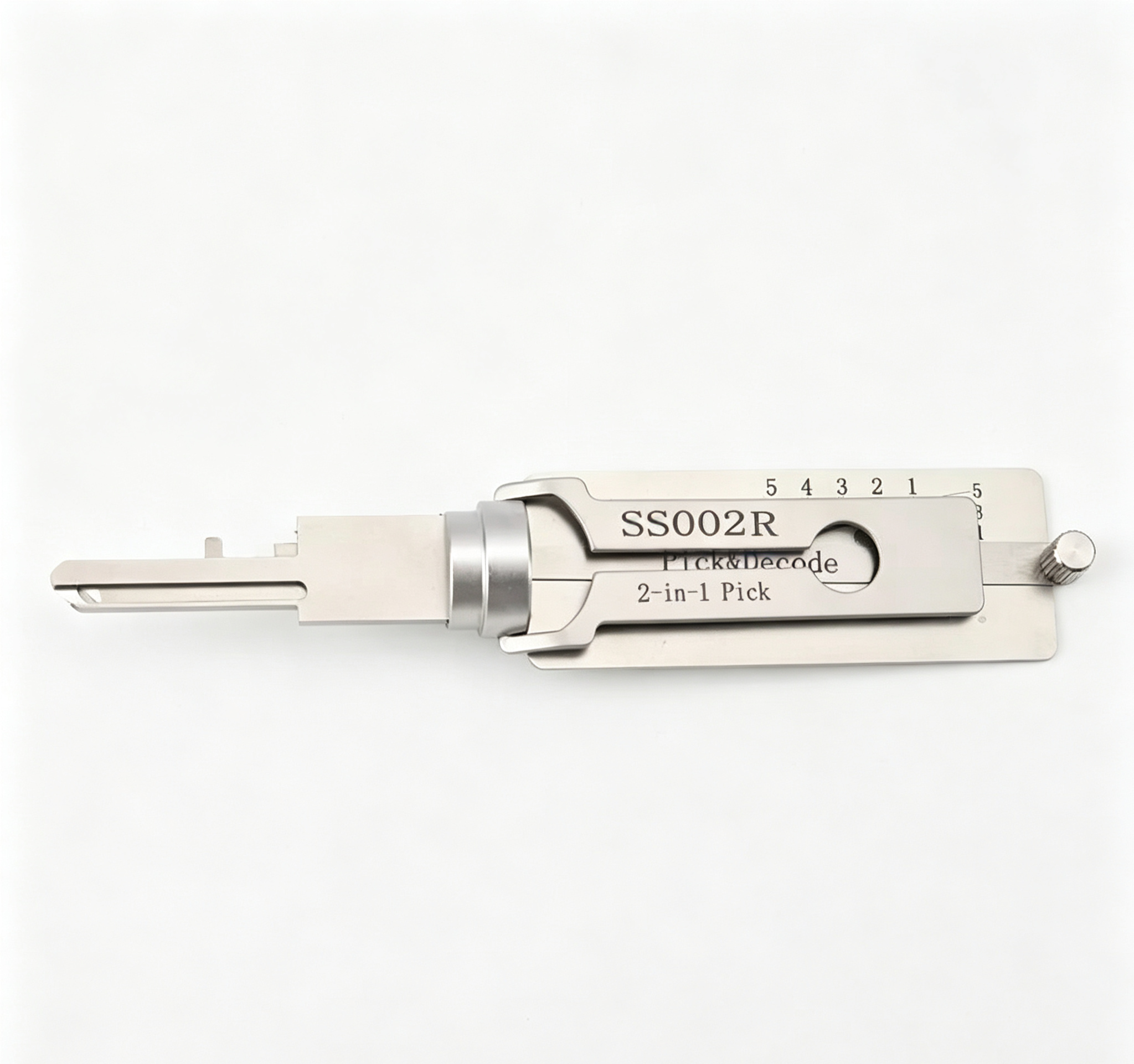 Lishi SS002R 2-in-1 Pick Tool, Professional Door Lock Decoding Tool for Residential & Commercial Door Locks