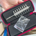 Jaguar Car Lock Decoder Tool, Automotive Locksmith Repair Tool, Zipper Storage Case