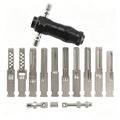 Speed Storm 10‑Piece Tin Foil Locksmith Tool Set, Professional Lock Repair Tools