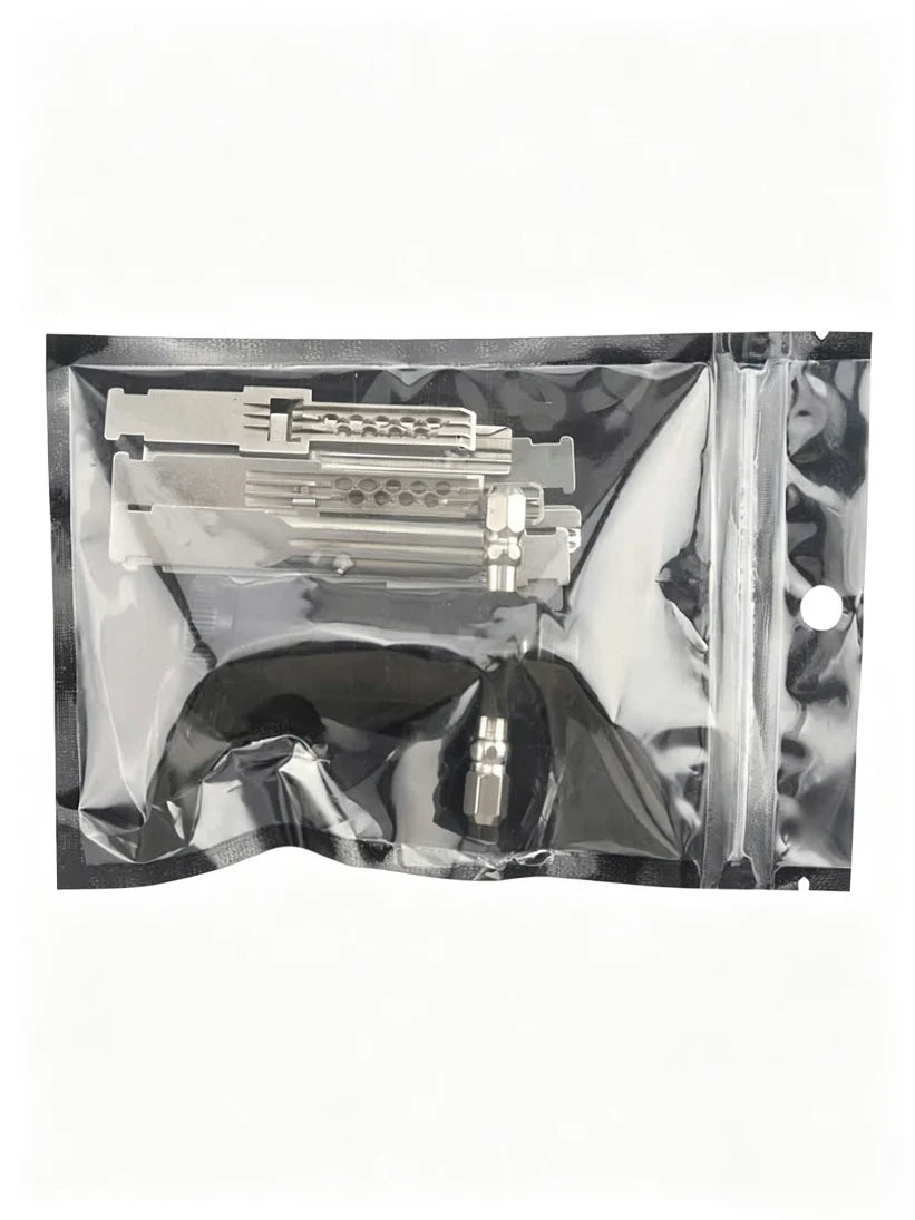 Speed Storm 10‑Piece Tin Foil Locksmith Tool Set, Professional Lock Repair Tools