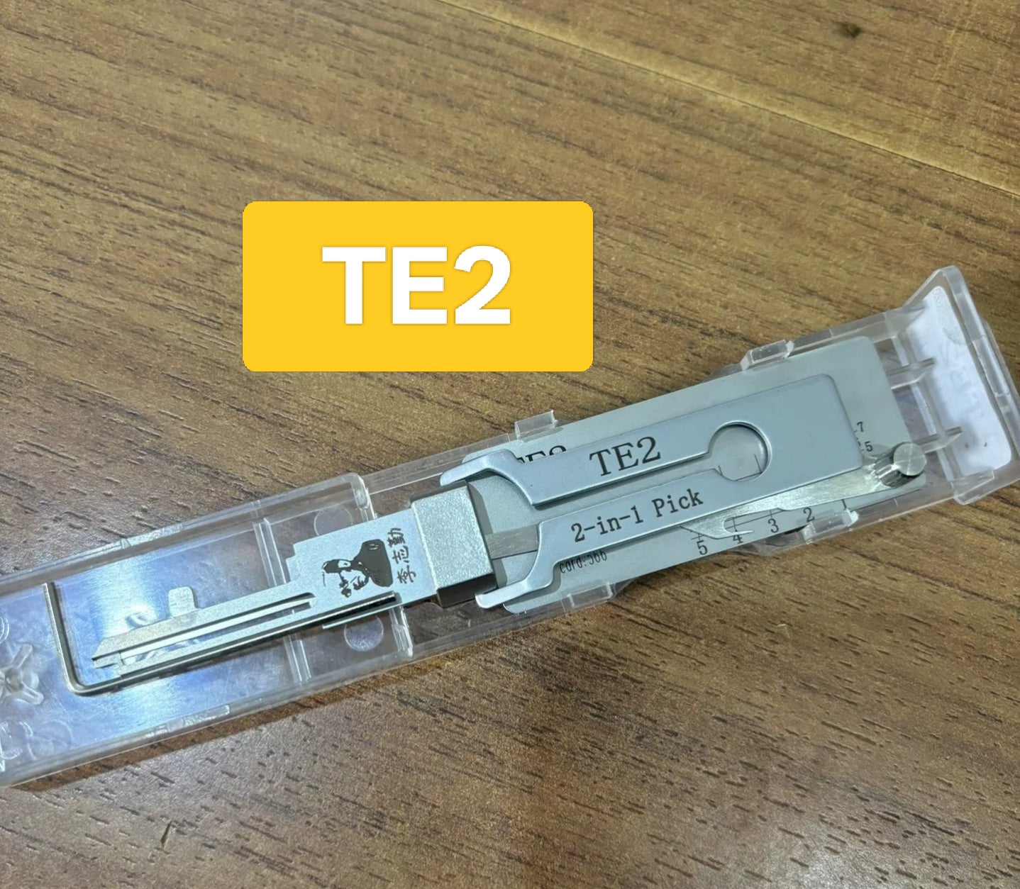 🔥 Lishi TE2 2‑in‑1 Lock Pick & Decoder Tool 🔧 Professional Non‑Destructive Door Locksmith