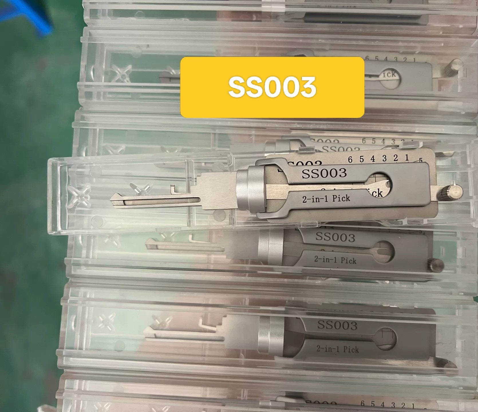 🔥 Lishi SS003 2‑in‑1 Lock Pick & Decoder Tool 🔧 Professional Non‑Destructive Door Locksmith
