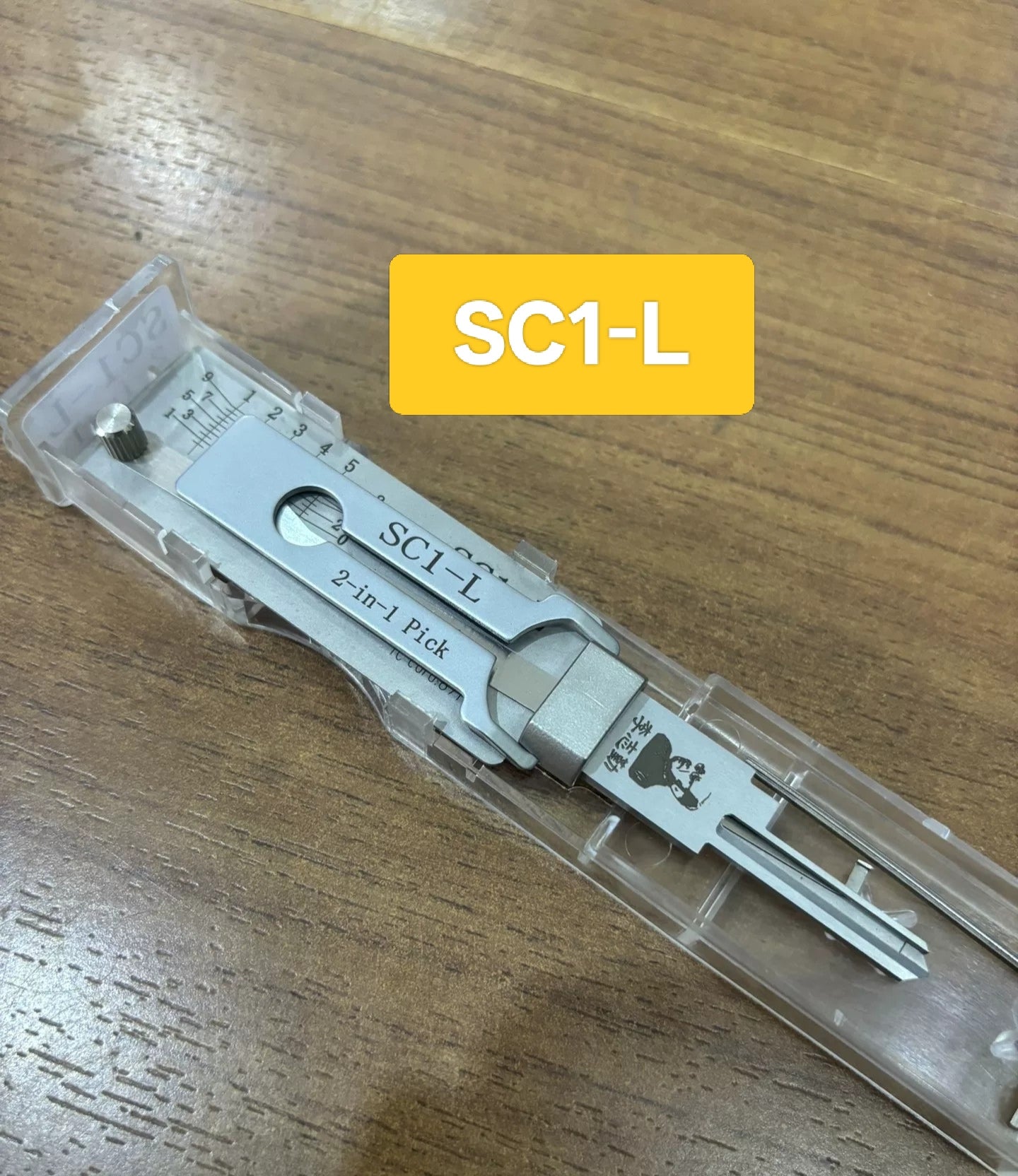 🔥 Lishi SC1‑L 2‑in‑1 Lock Pick & Decoder Tool 🔧 Professional Non‑Destructive Door Locksmith